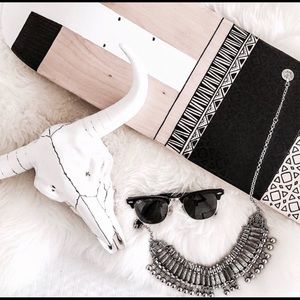 NWT Antique Silver color Turkish necklace